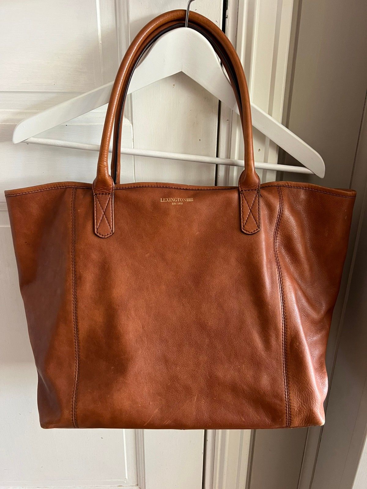 Lexington Willow Premium Leather Tote Bag. FINN torget