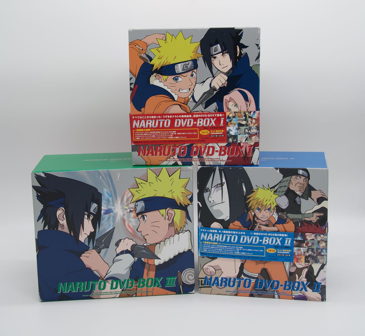 Naruto DVD-BOX I , II & III - Japansk utgave - Aniplex | FINN torget