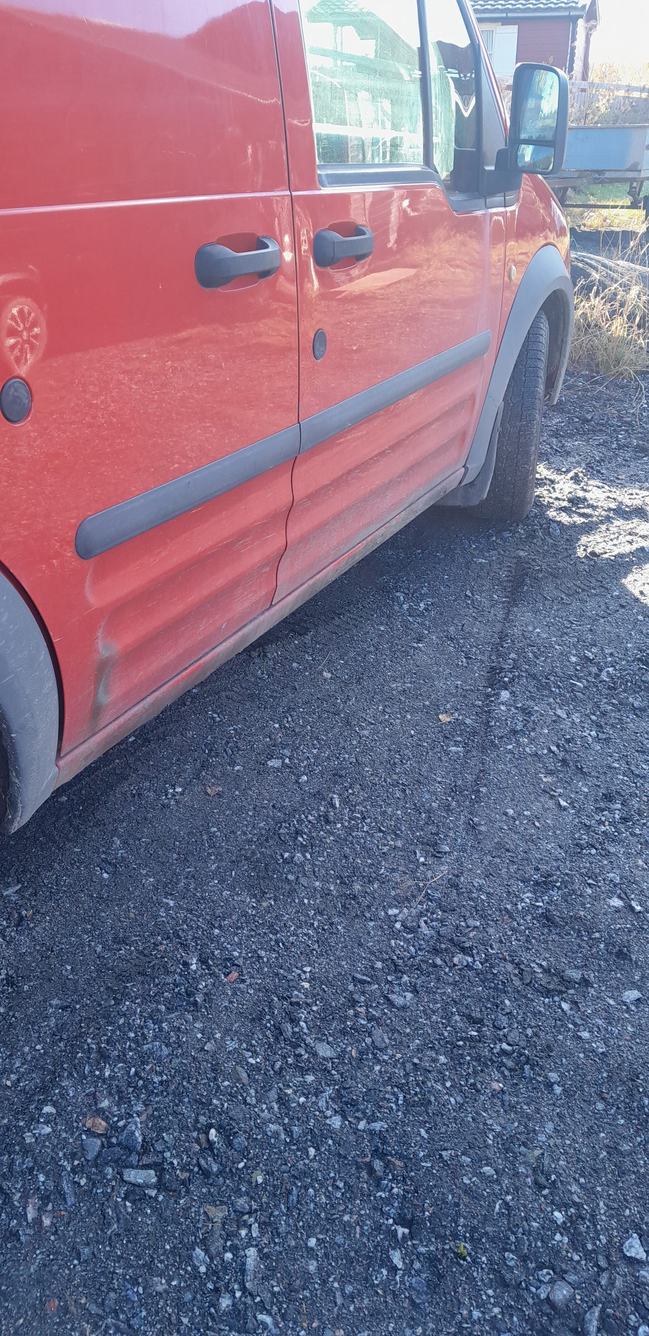 Bruktbil til salgs Ford Transit Connect 2010 Rød 90 Hk Kasse