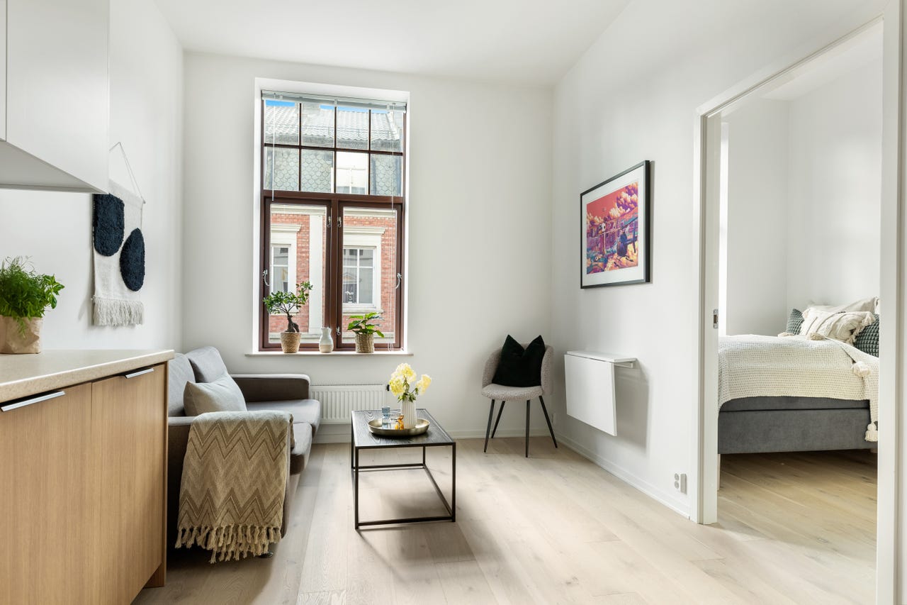 Moderne 2roms Leilighet, stor takhøyde midt i byen til leie i