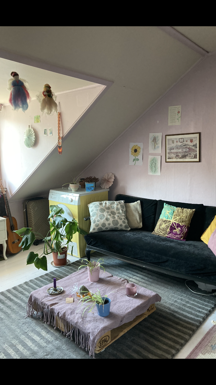 Sjarmerende loftsleilighet med svært sentral beliggenhet. 3 min til