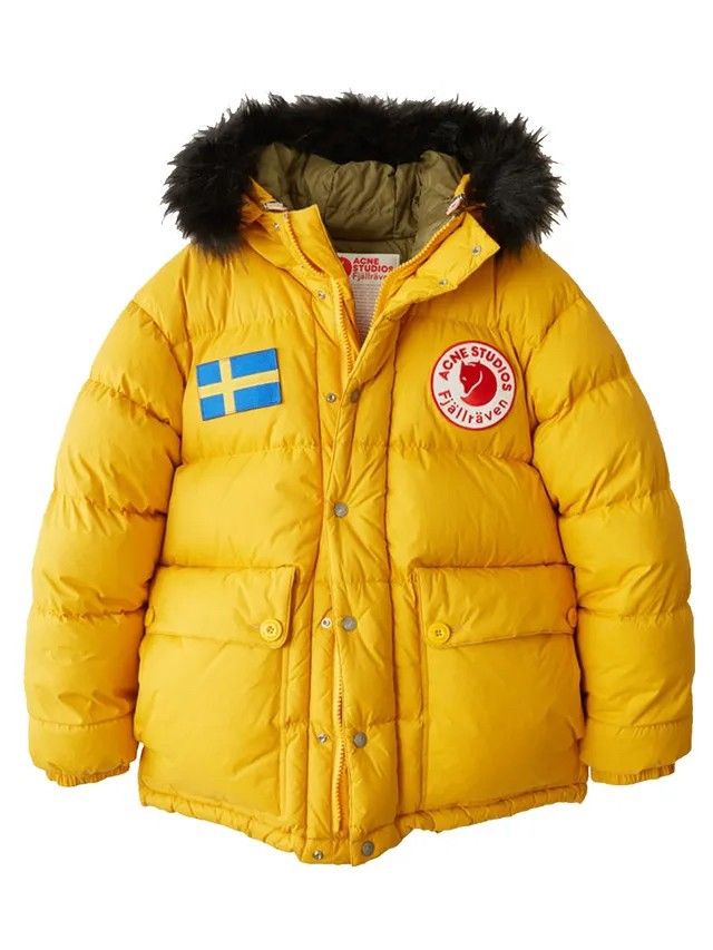 Acne studios x fjällräven expedition down jacket online