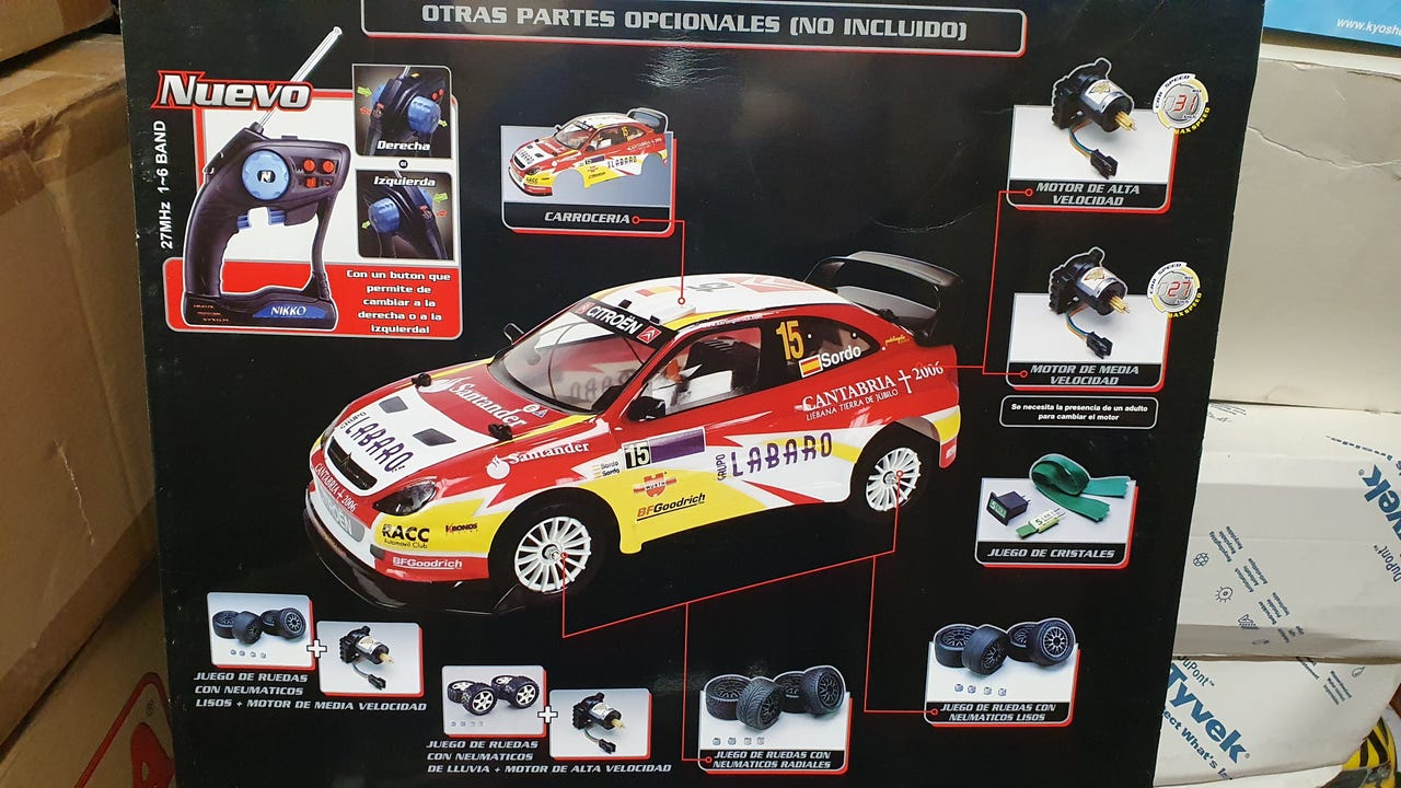 Citroen Xsara Radio Control – NIKKO Evolution Evo 1:14 – Rallye Vintage