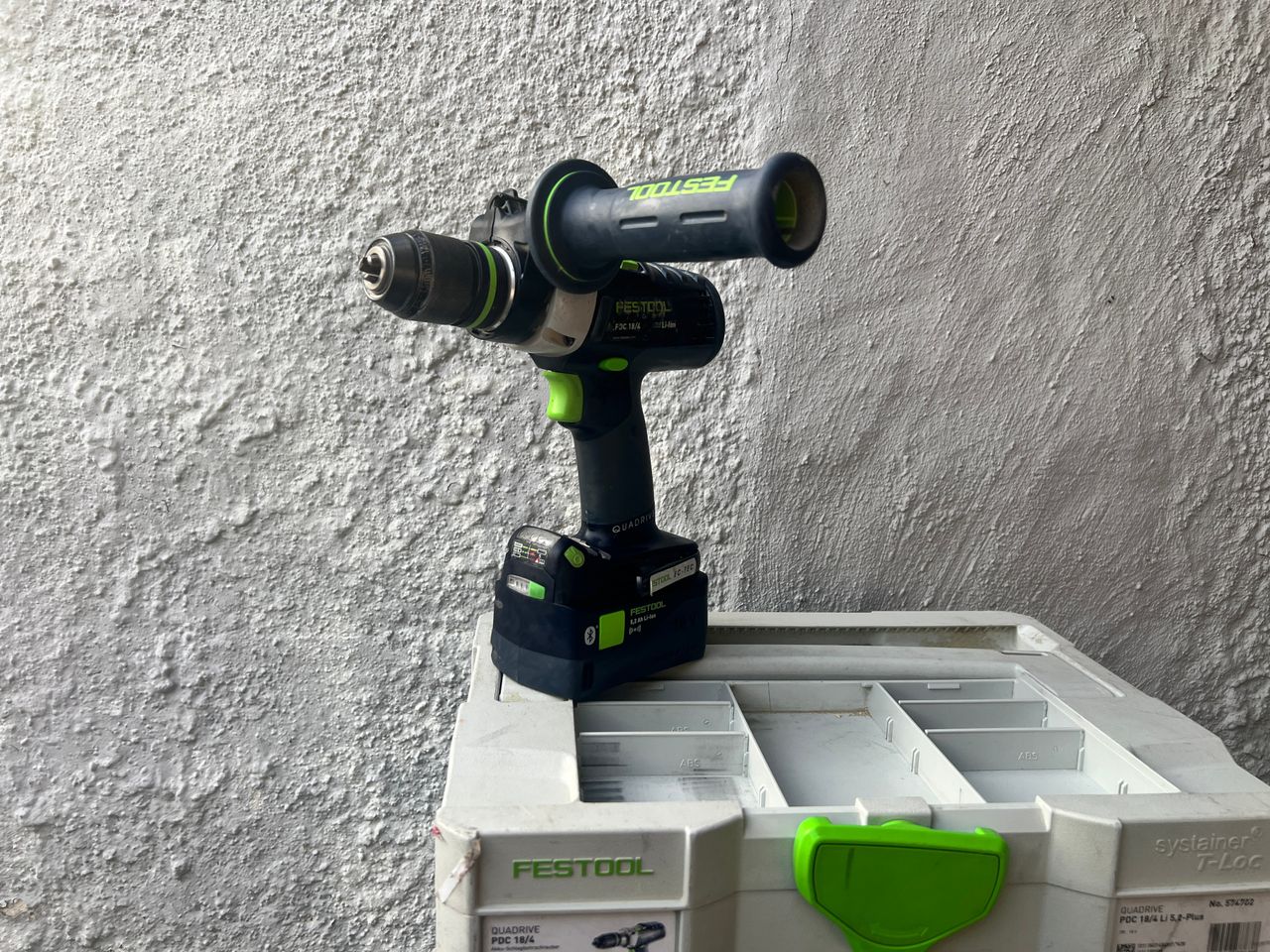 Skrumaskin med hammerdril Festool Quaddrive PDC 18 4 uten lader FINN torget