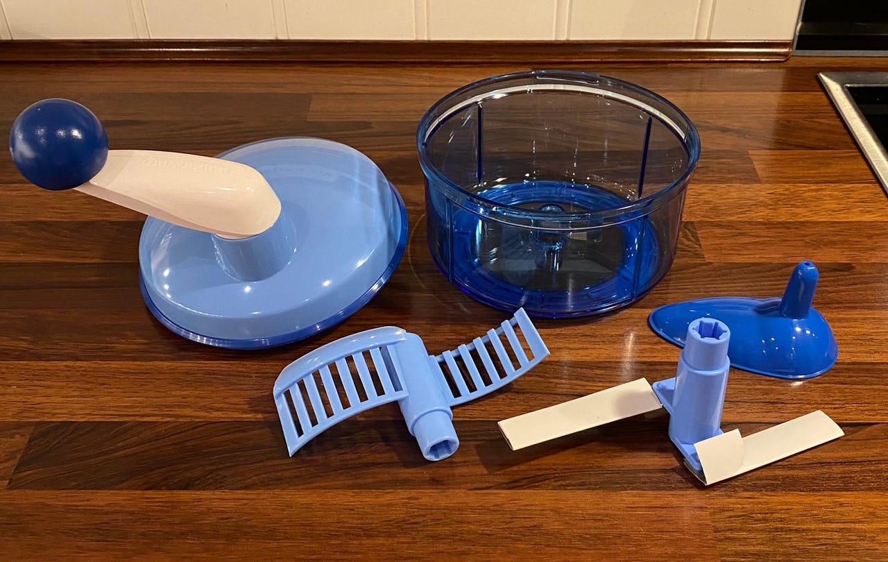 Tupperware Quick Chef 3 NEUF Hyper Complet avec Jeu Lames de