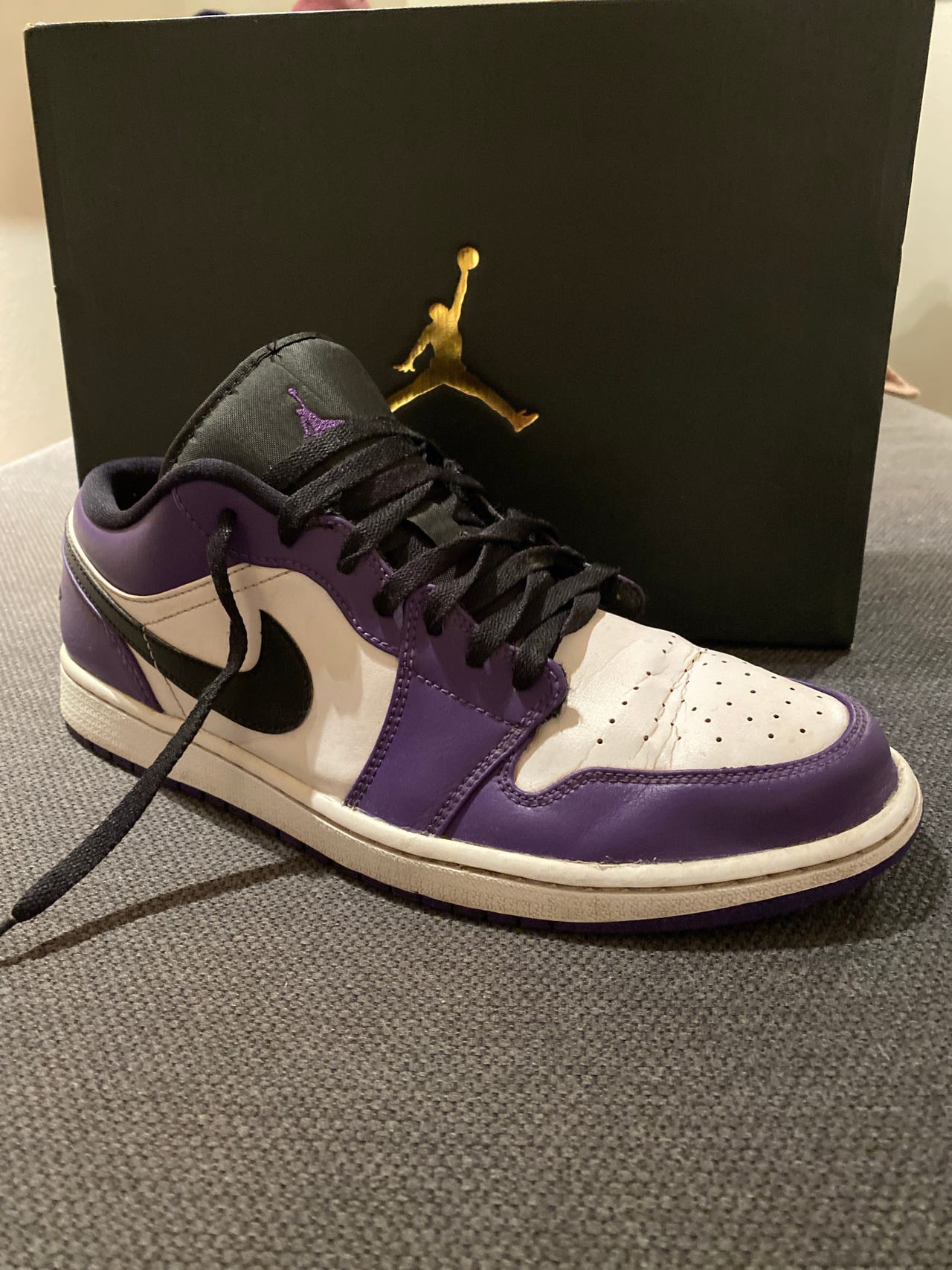 nike air jordan 1 retro low court purple