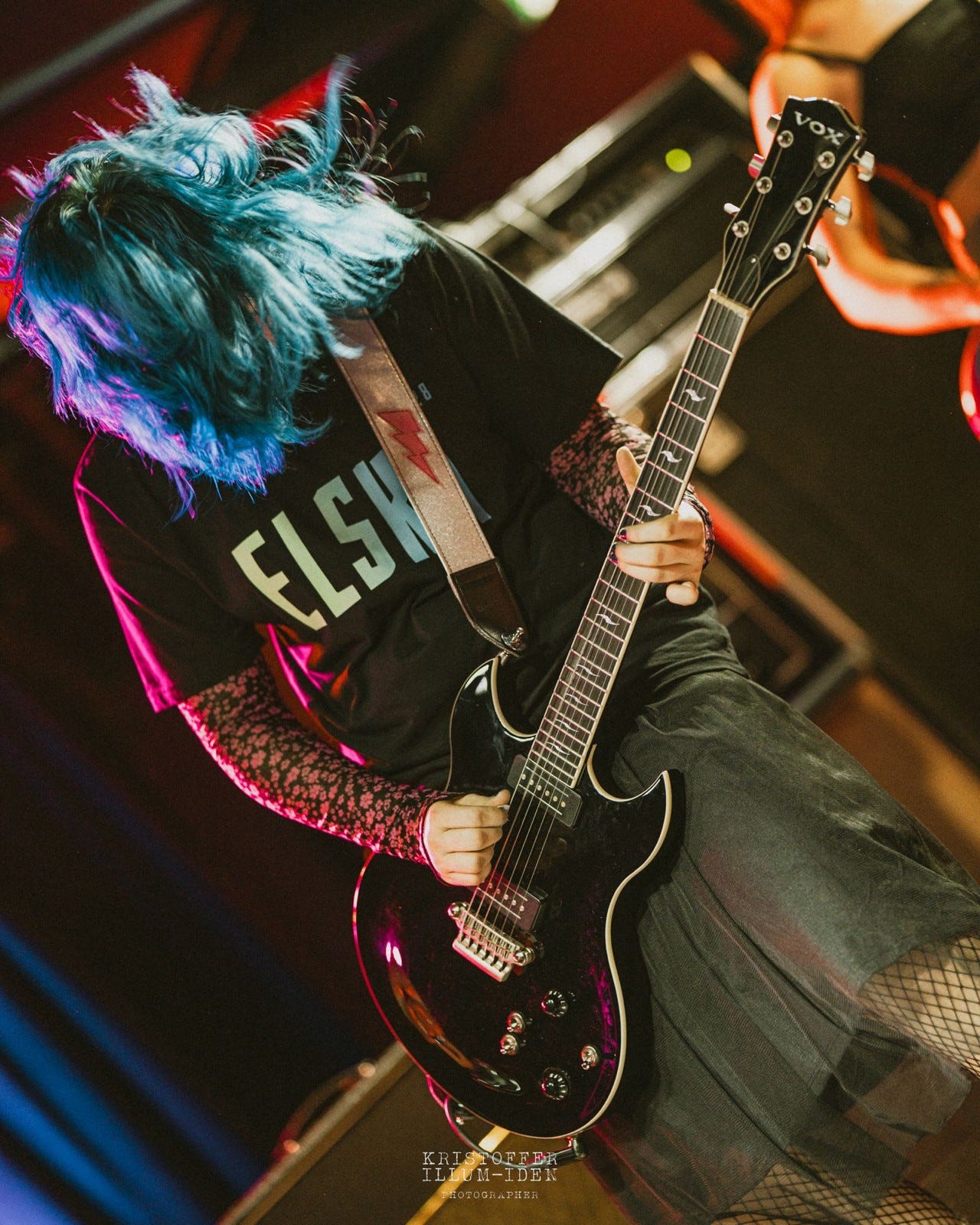 VOX SDC-55 Double Cutaway - Black m/Gigbag | FINN torget