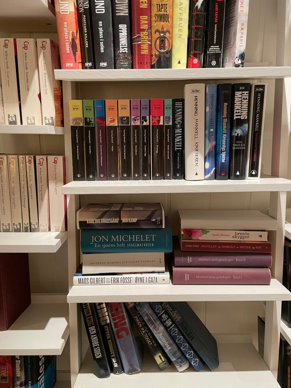 Bøker gis bort - mest krim. Reservert | FINN torget