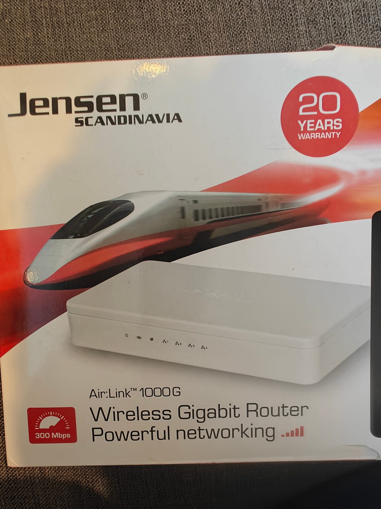 Jensen AirLink 1000G Wireless Gigabit Router | FINN torget