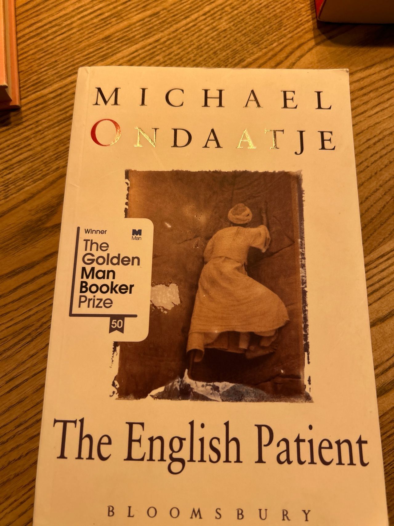 The English Patient Winner of the Golden Man Booker Prize Av Michael