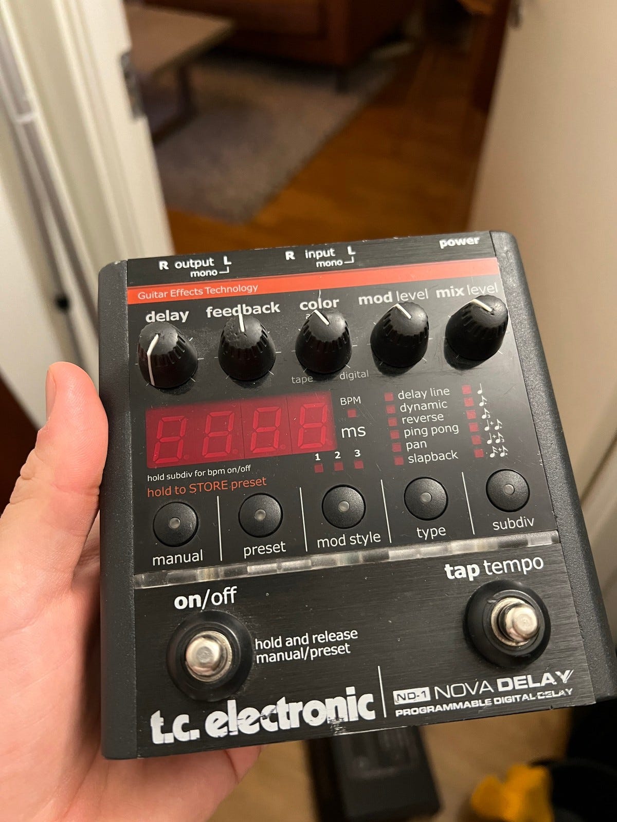 Nova Delay【Gold32】 TC Electronic Nova Delay - Tonebox.com