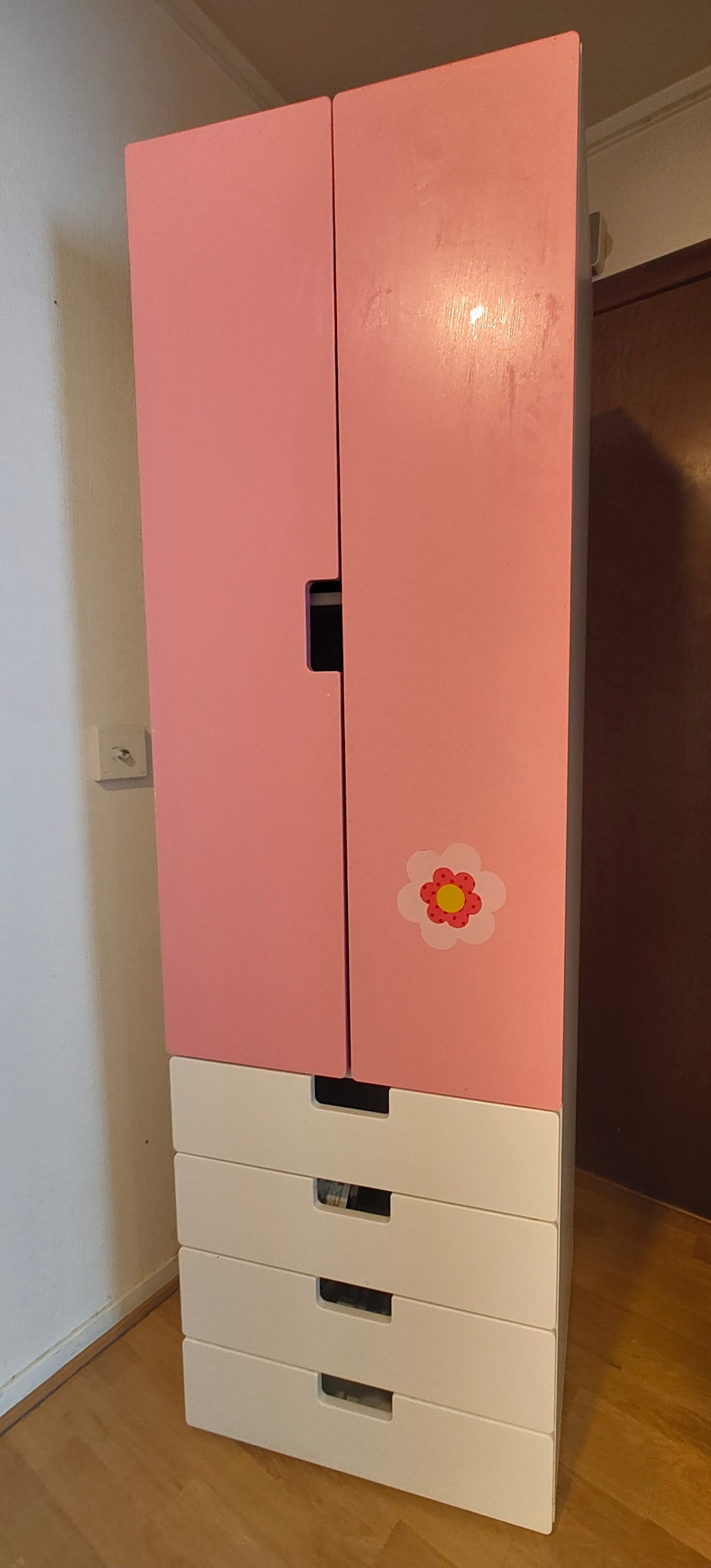 IKEA Stuva / Småstad Kombiskap - Rosa Hvit | FINN-torget