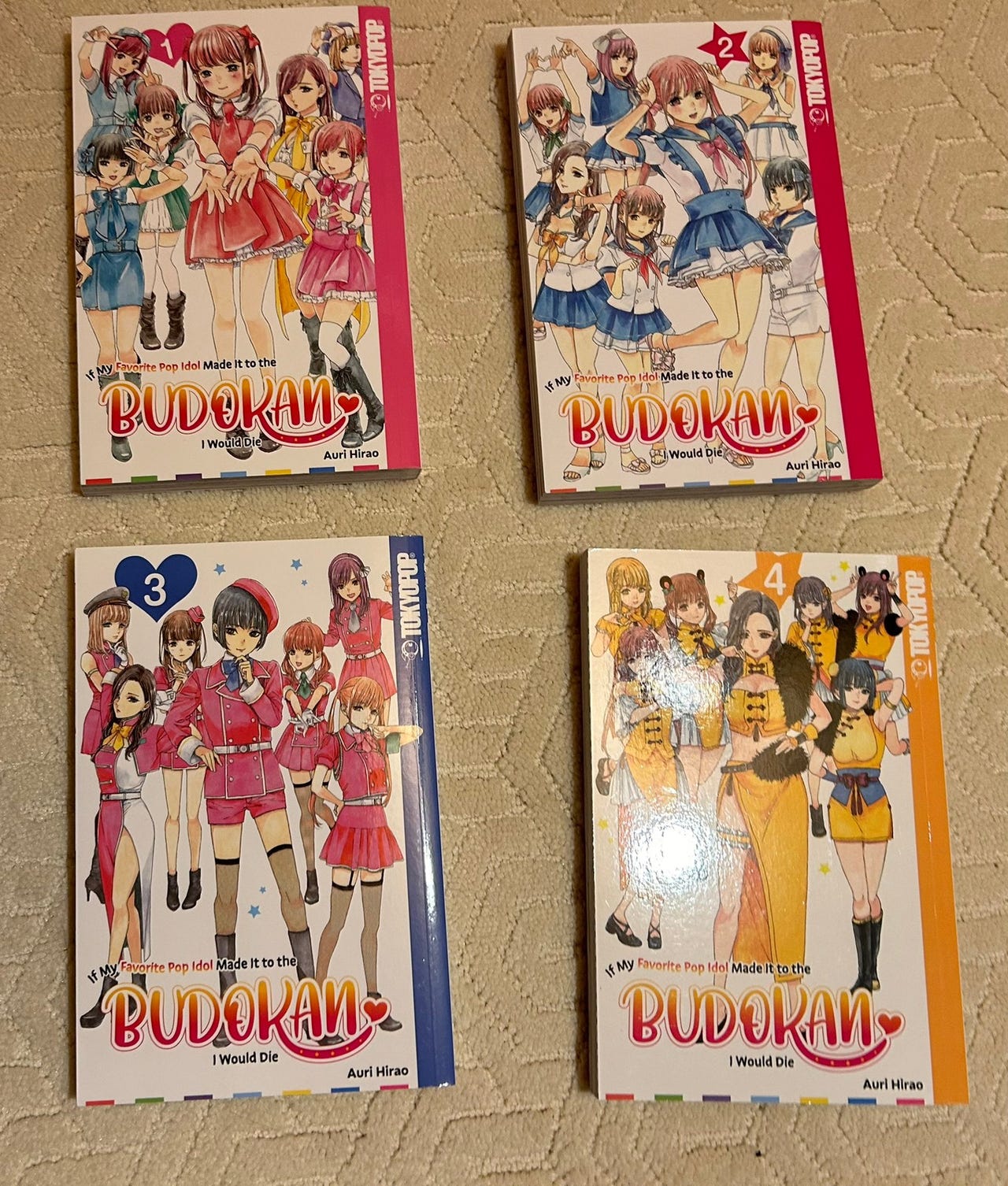 If my favorite idol made it to the budokan I would die vol 1-4 manga