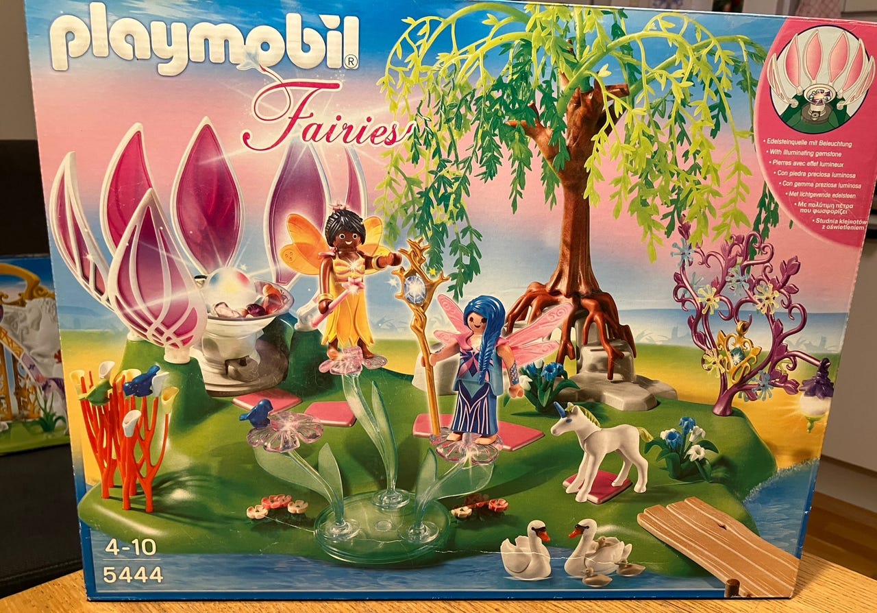 Playmobil 5445 Fairies - Bateau enchanté de la reine des fées