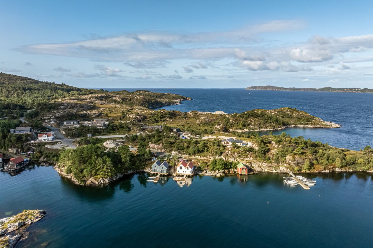 Tomter ved badestrand, inkl. båtplass i båthavn – Kvitaneset Sveio