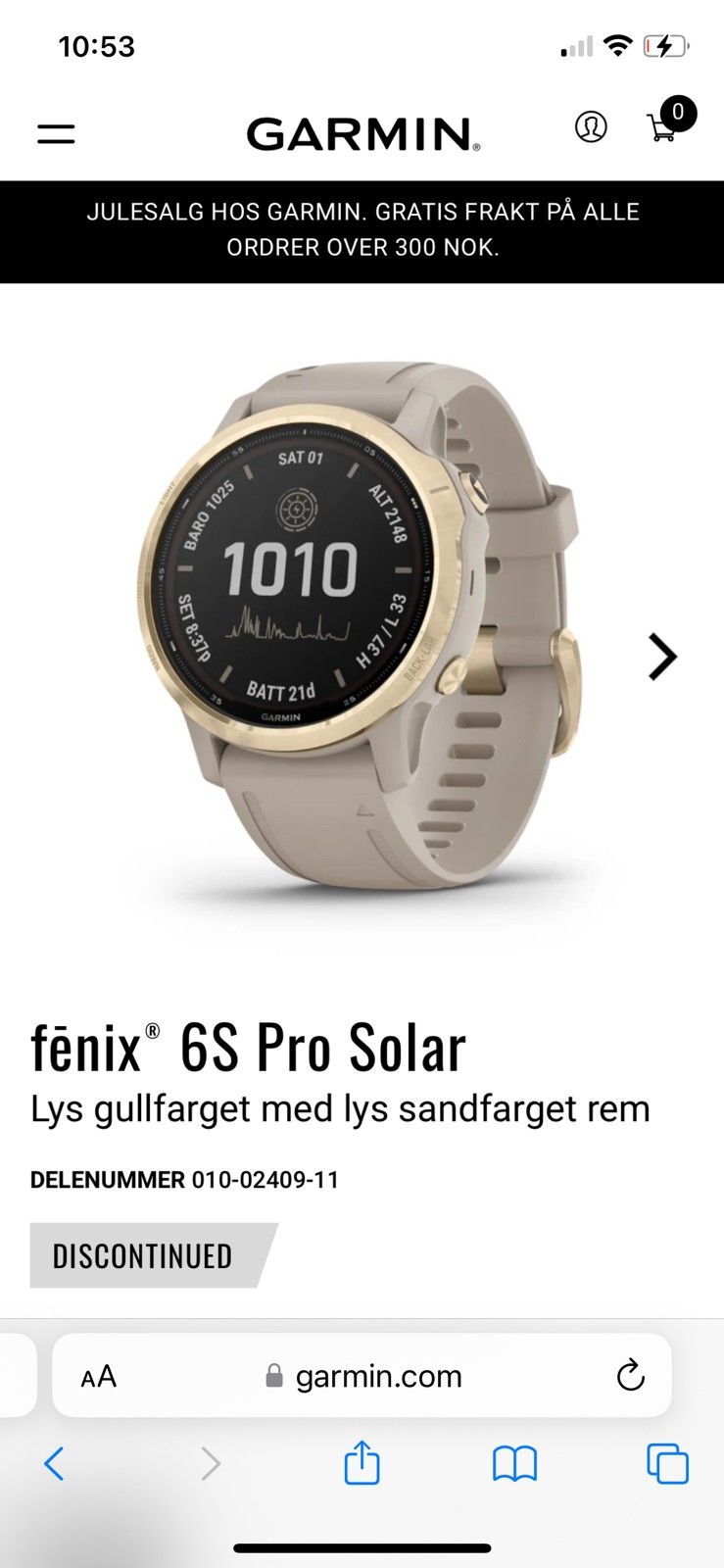 Garmin Fenix Pro Solar Finn Torget