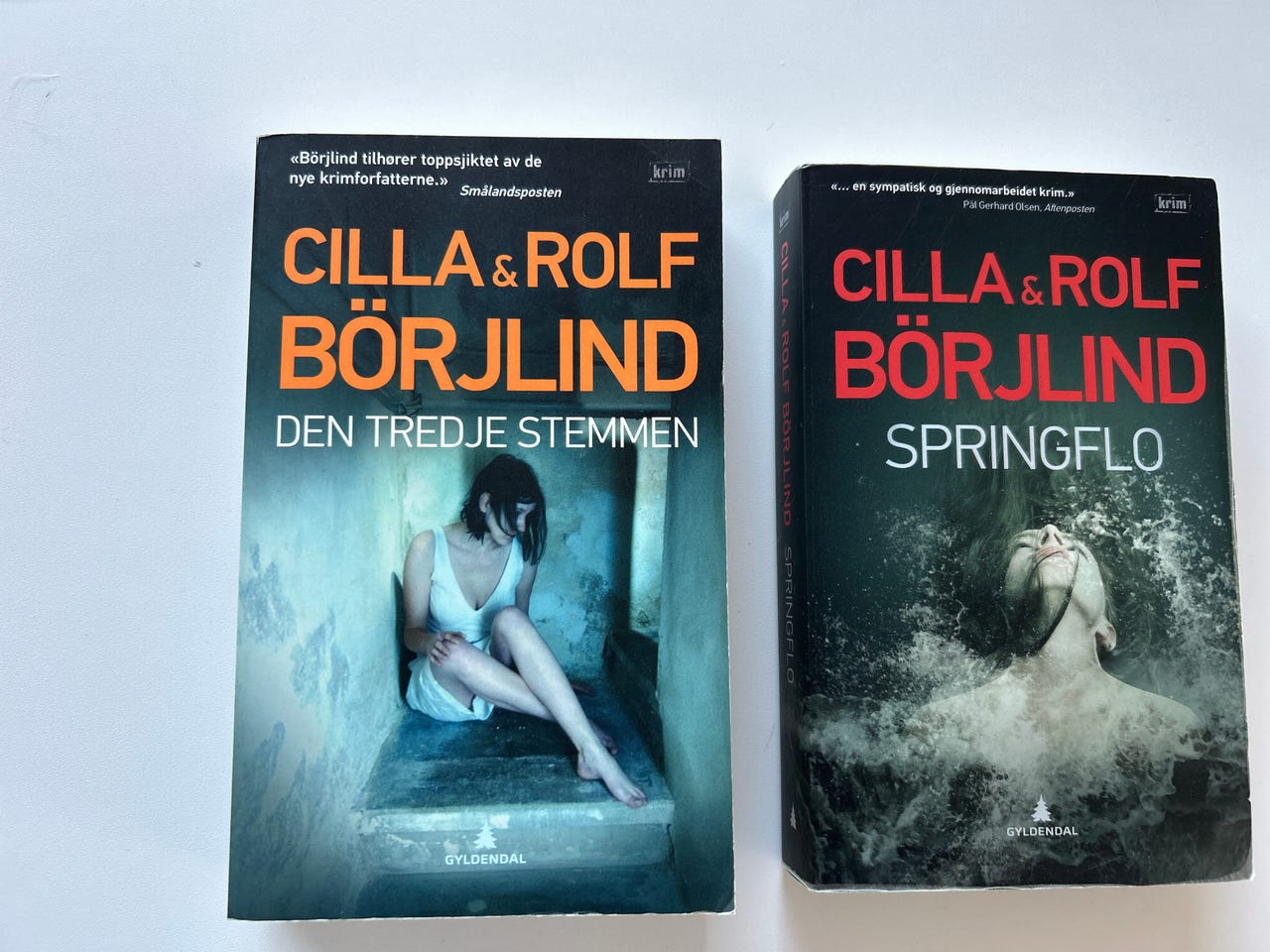 Cilla & Rolf Börjlind: Den tredje stemmen og Springflo | FINN-torget