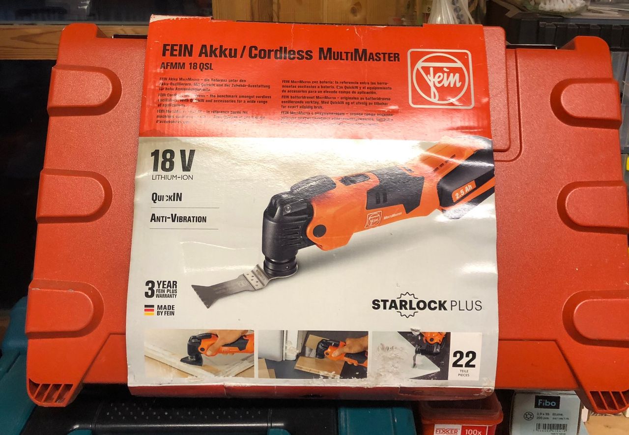 FEIN AFMM 18 QSL MULTIMASTER FINN torget