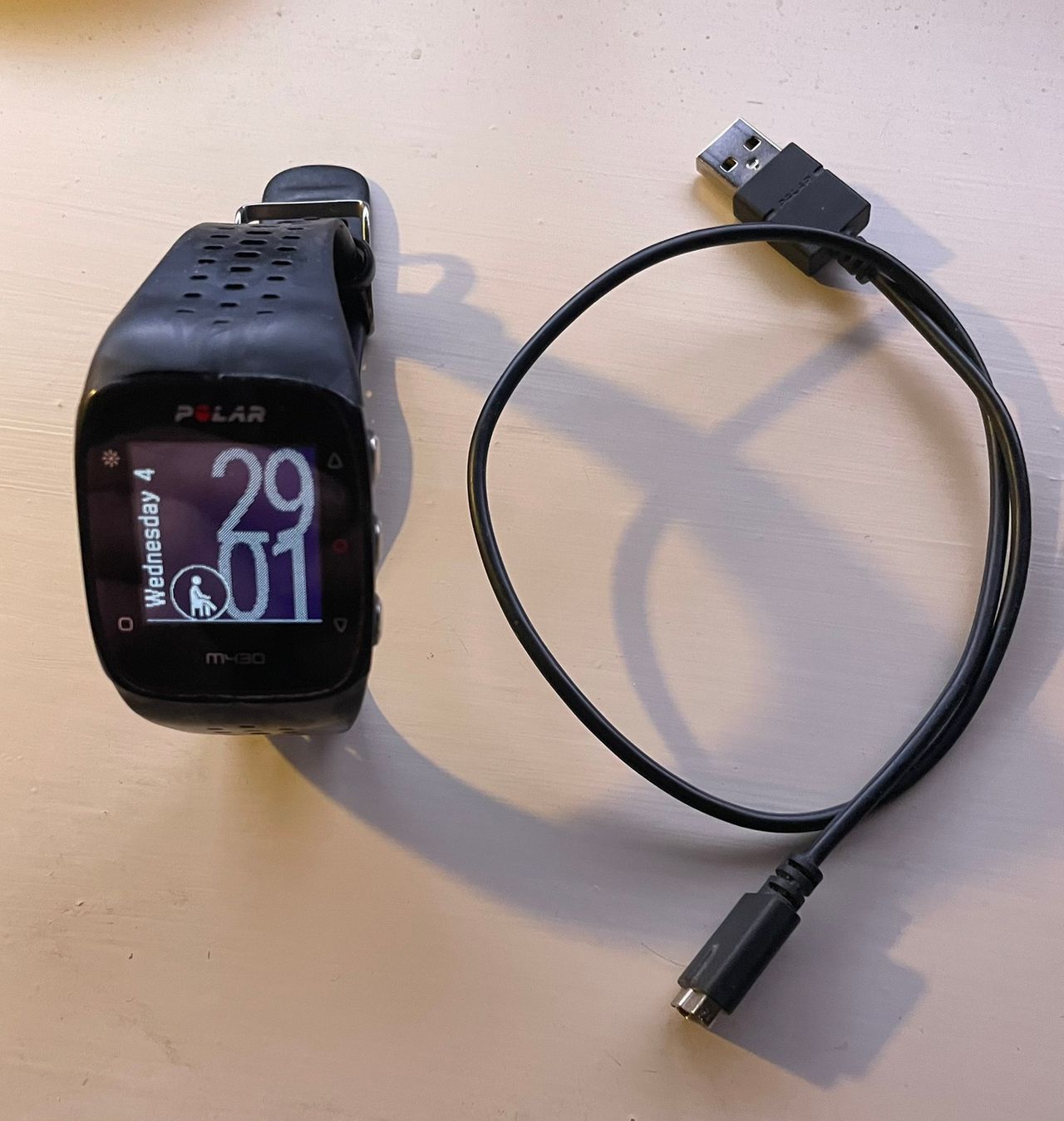 Svart Polar M430 m usb ladekabel FINN torget