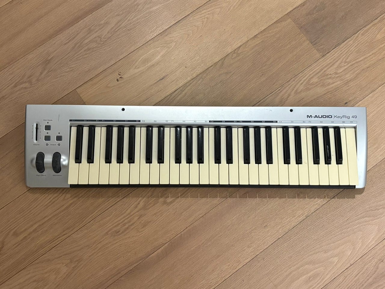 Keyboard Midi Rig M-audio Key Rig 49 midi keyboard | FINN-torget