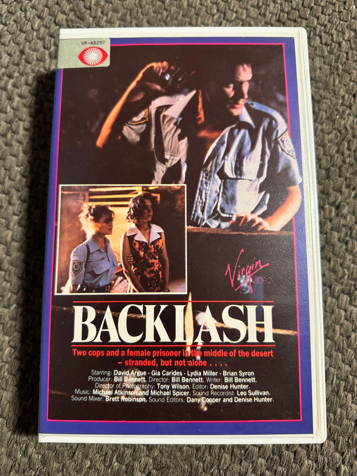 [VHS BIG BOX] Backlash - 1986 | FINN-torget