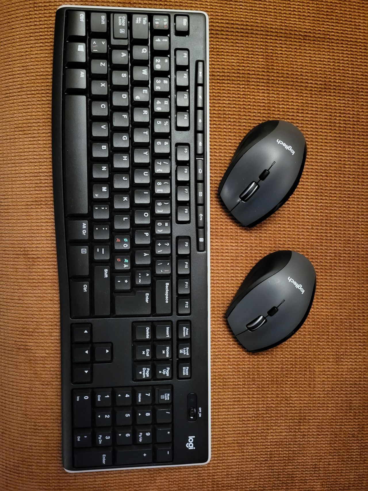 Logitech tastatur k295 med to mus mr0073 finn torget