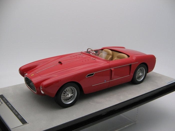 Miniature Ferrari 340 mexico spyder 10 bill spear pebble