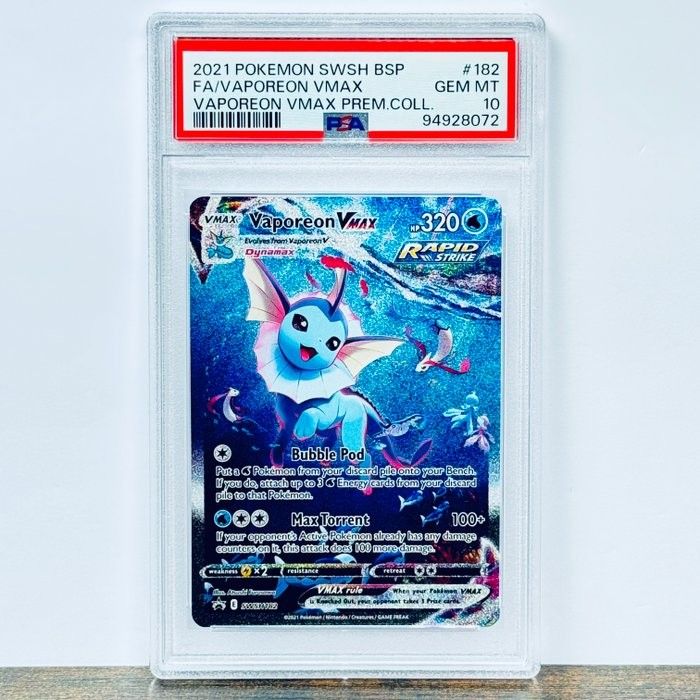 Pokemon Vaporeon VMAX shops Premium Collection