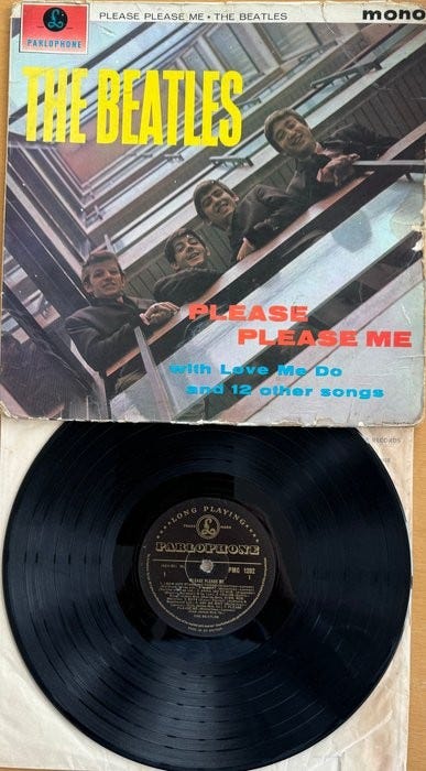 BEATLES☆Please Please Me UK Y/B Parlopho