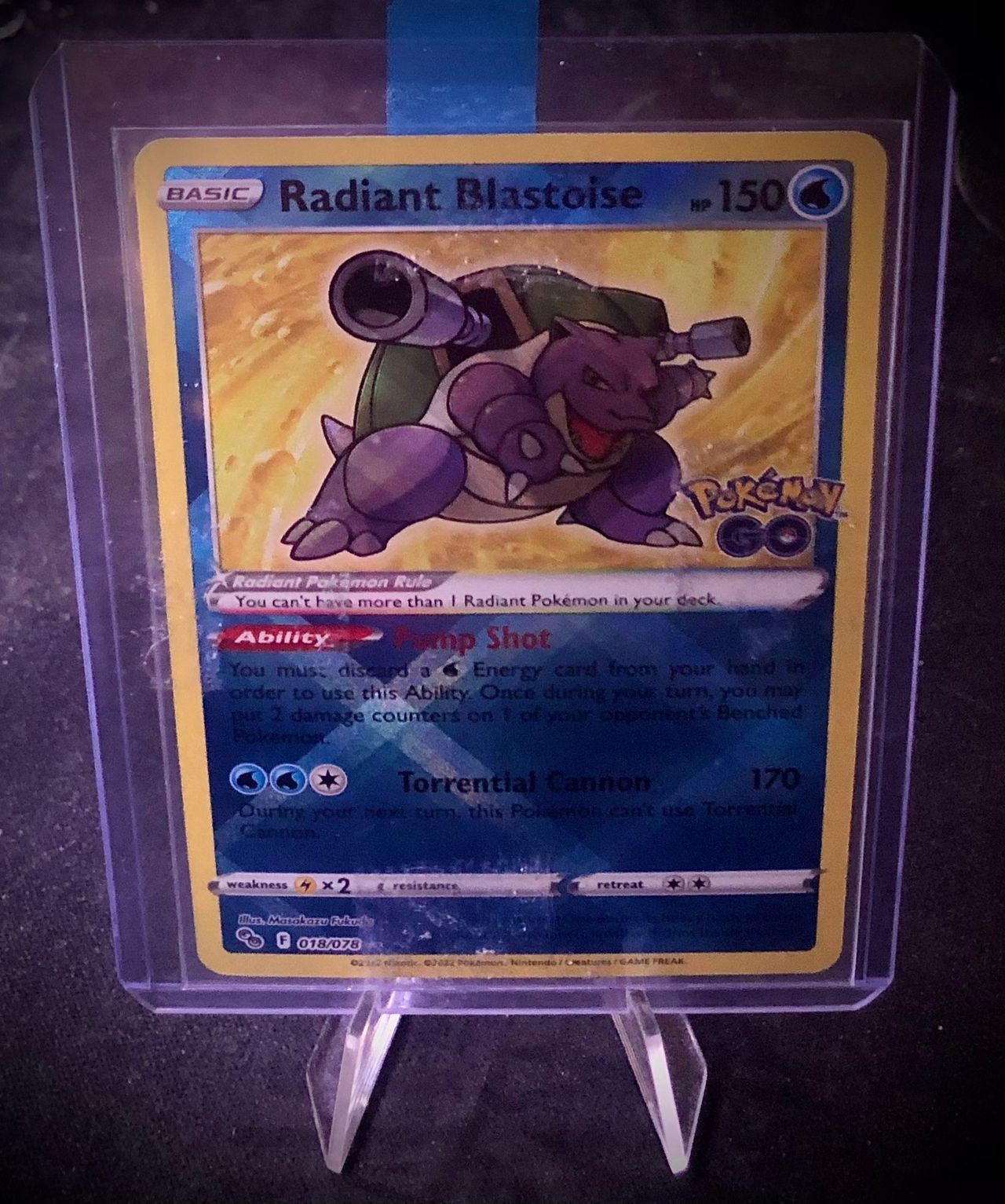 Pokemon Radiant 2024 Blastoise