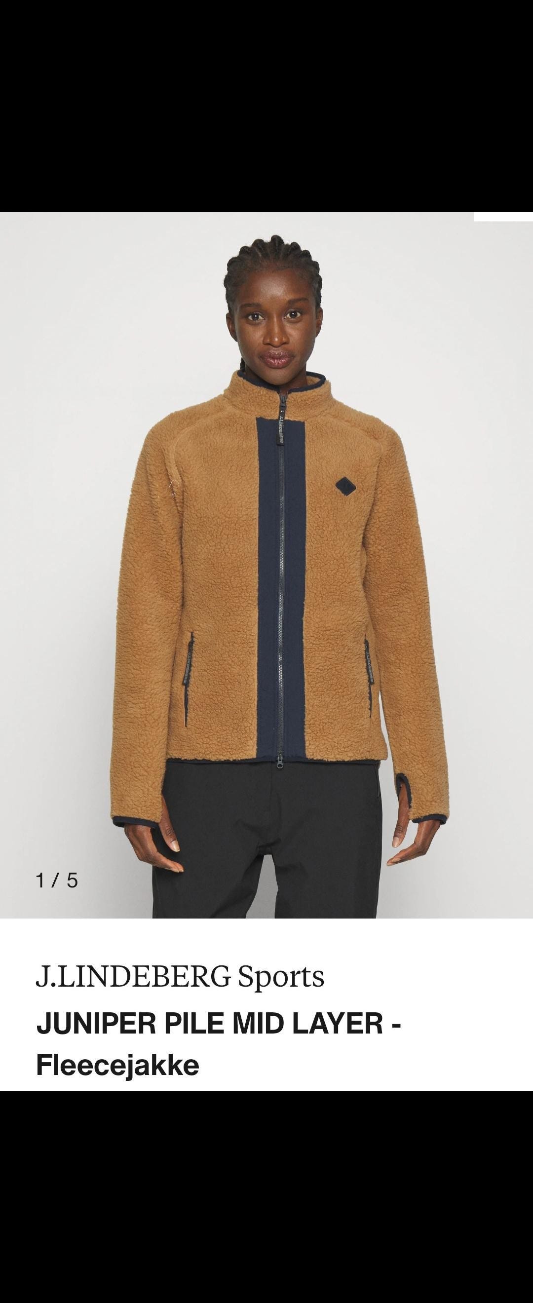 J.Lindeberg fleecejakke FINN