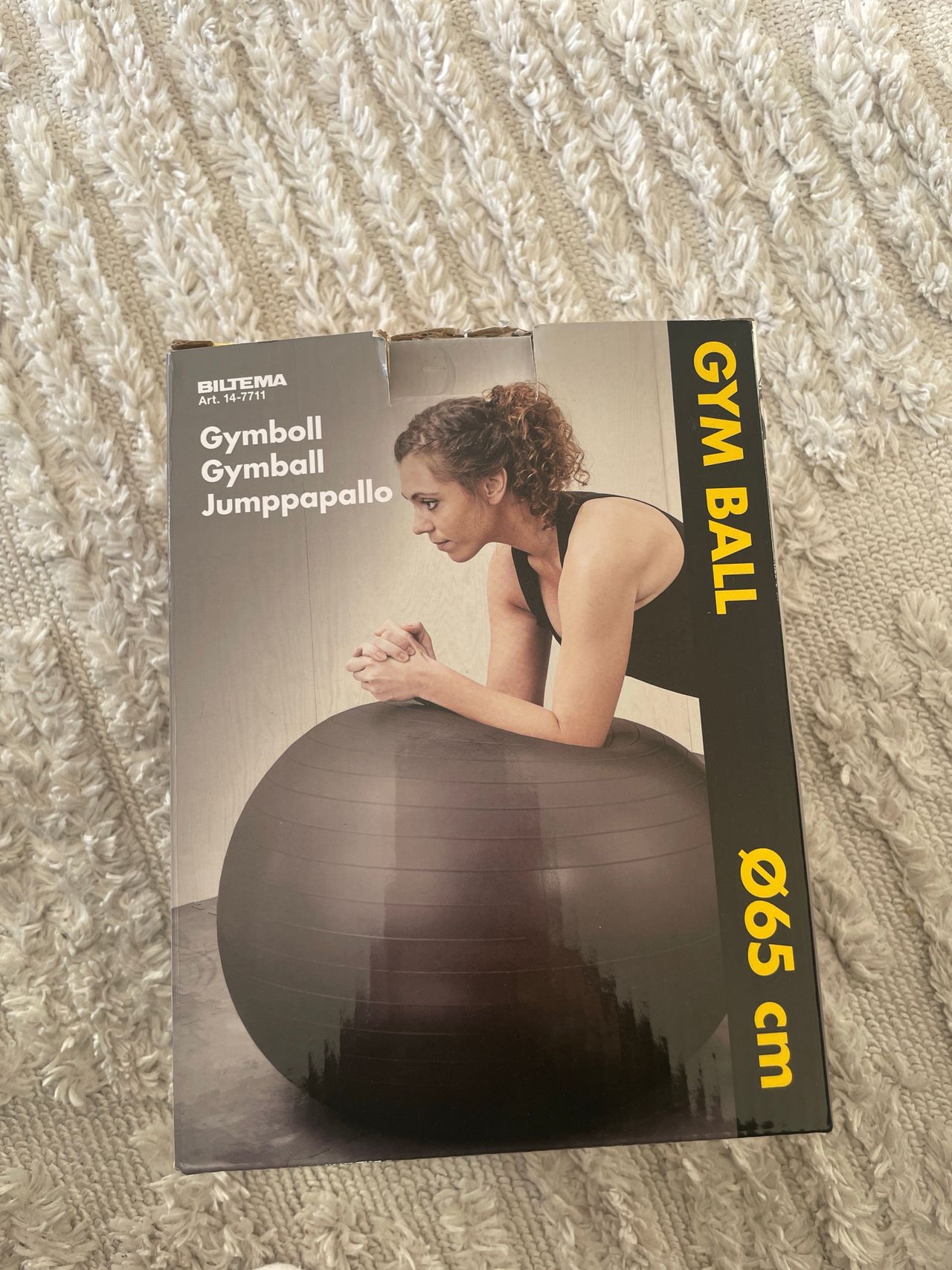 Gym ball biltema hot sale