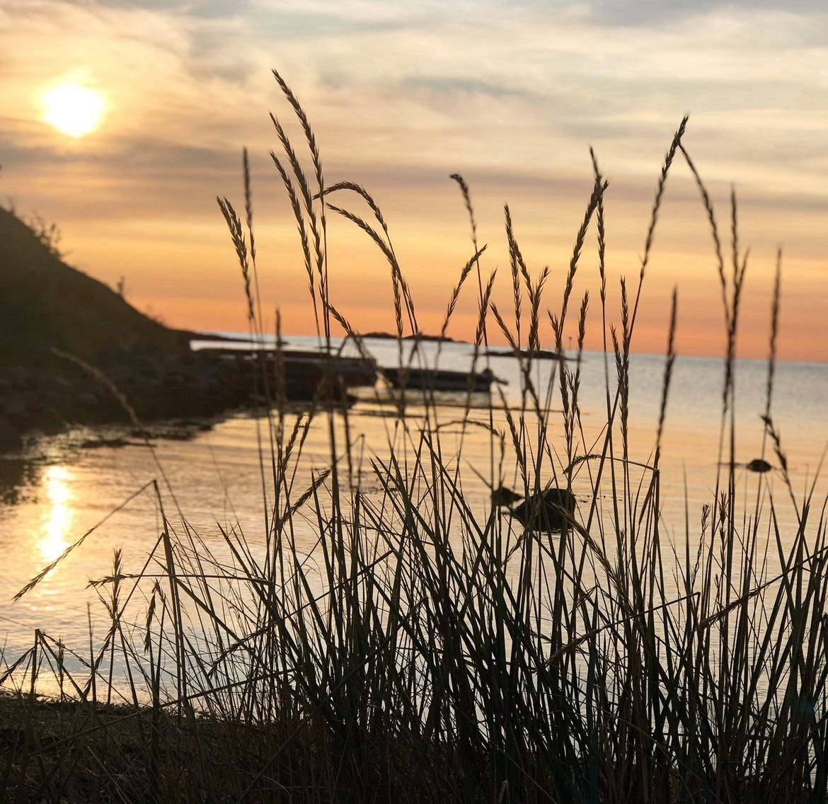 Solnedgang. Galleribilde