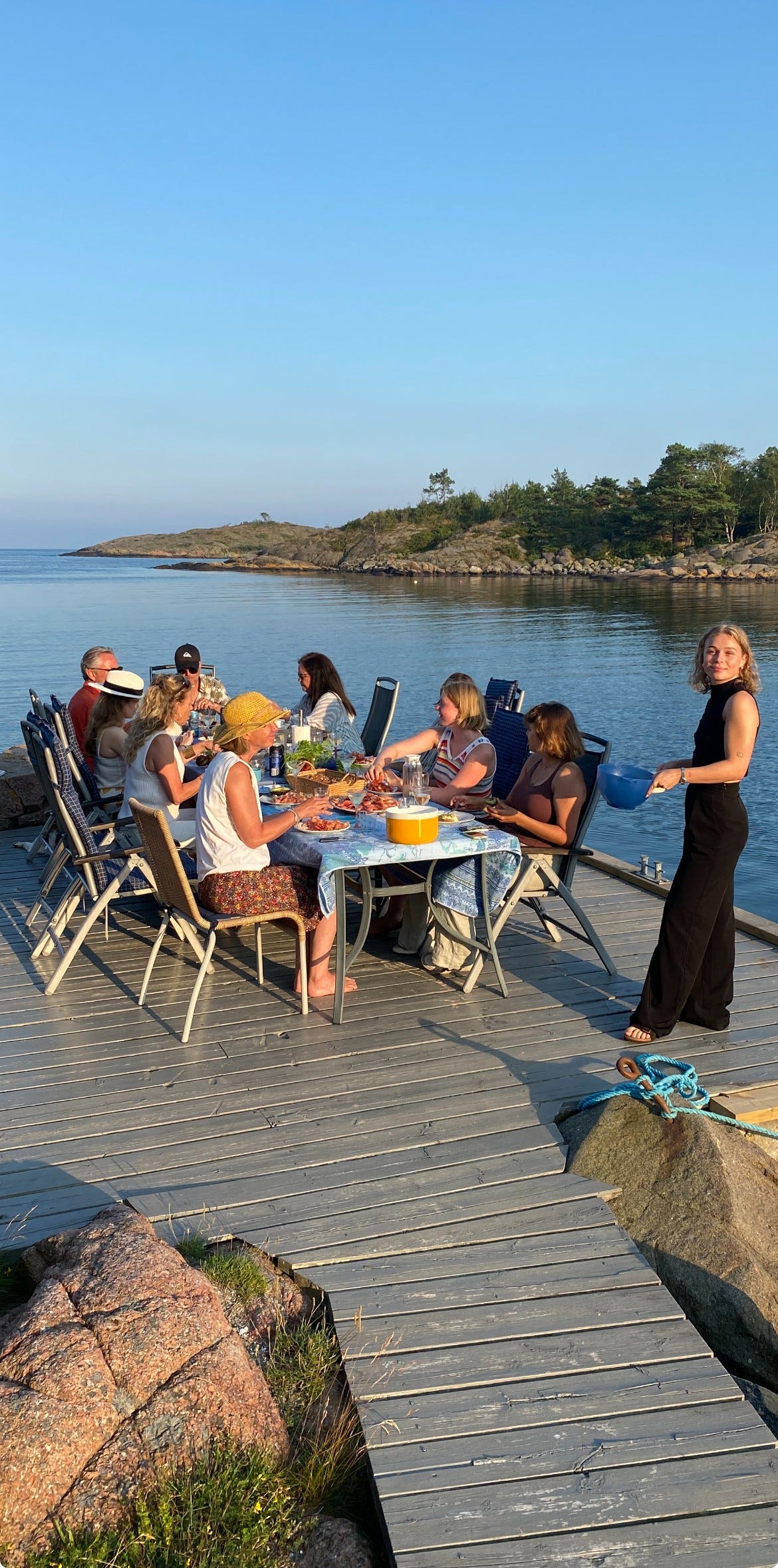 Privat brygge. Galleribilde