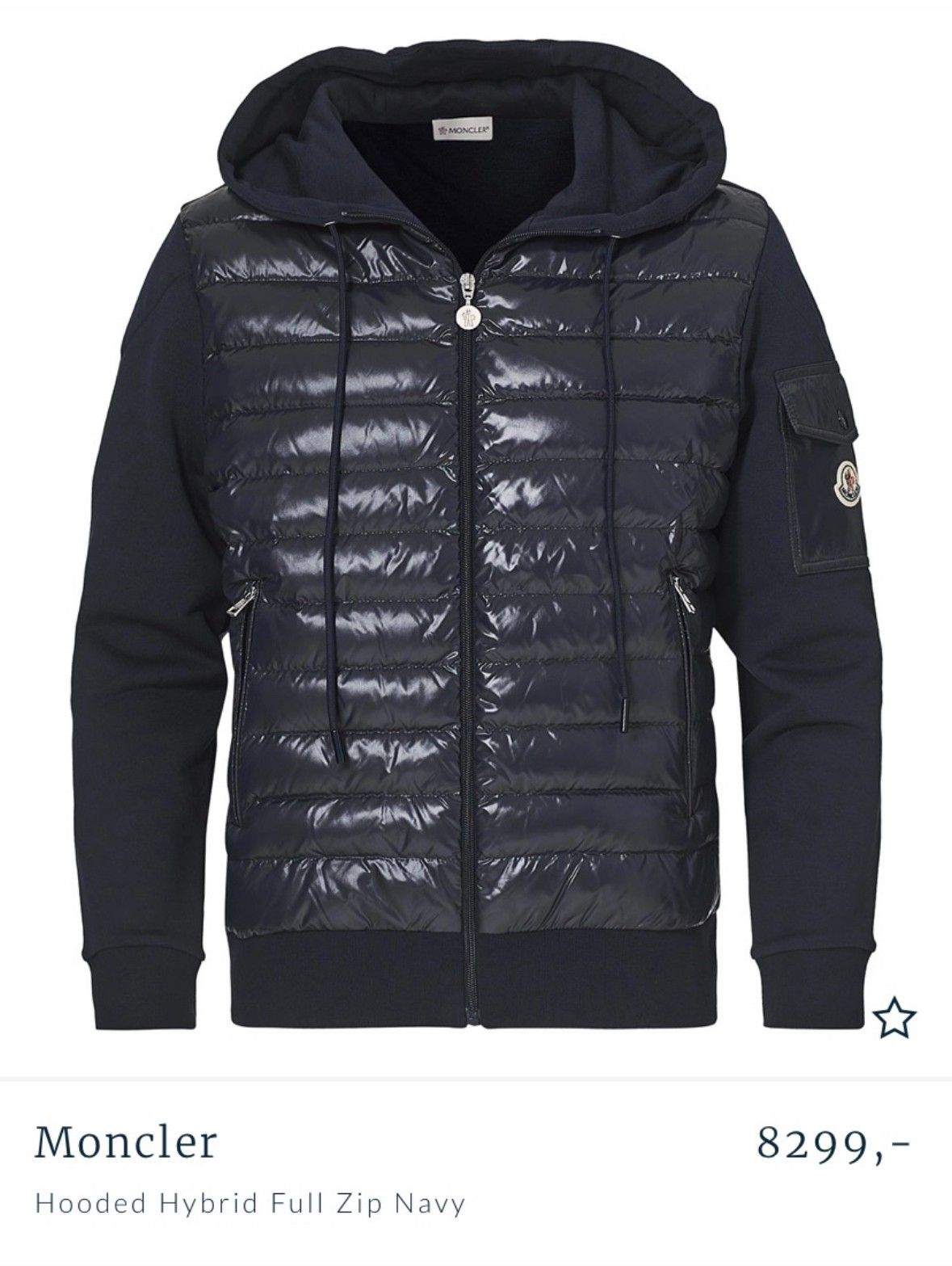 Moncler Hoodie Hybrid FINN torget