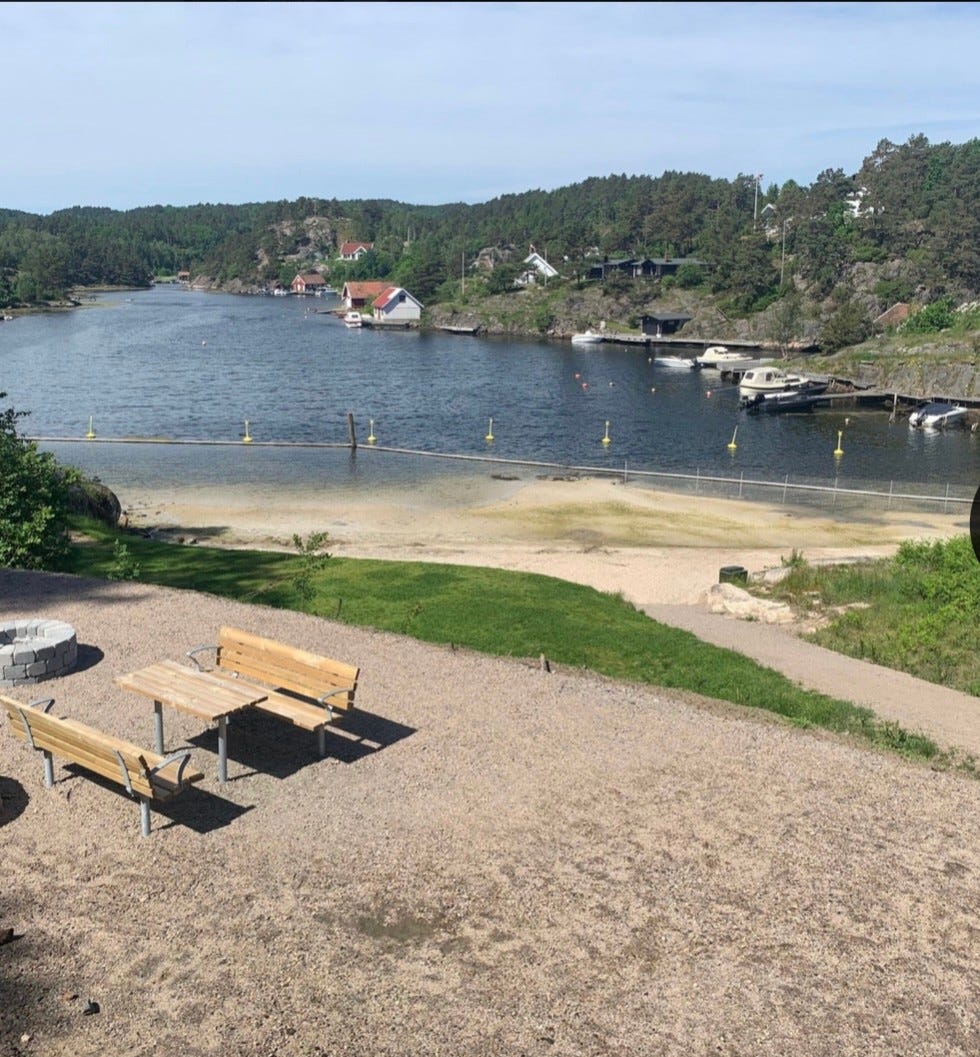 Strandområde Galleribilde
