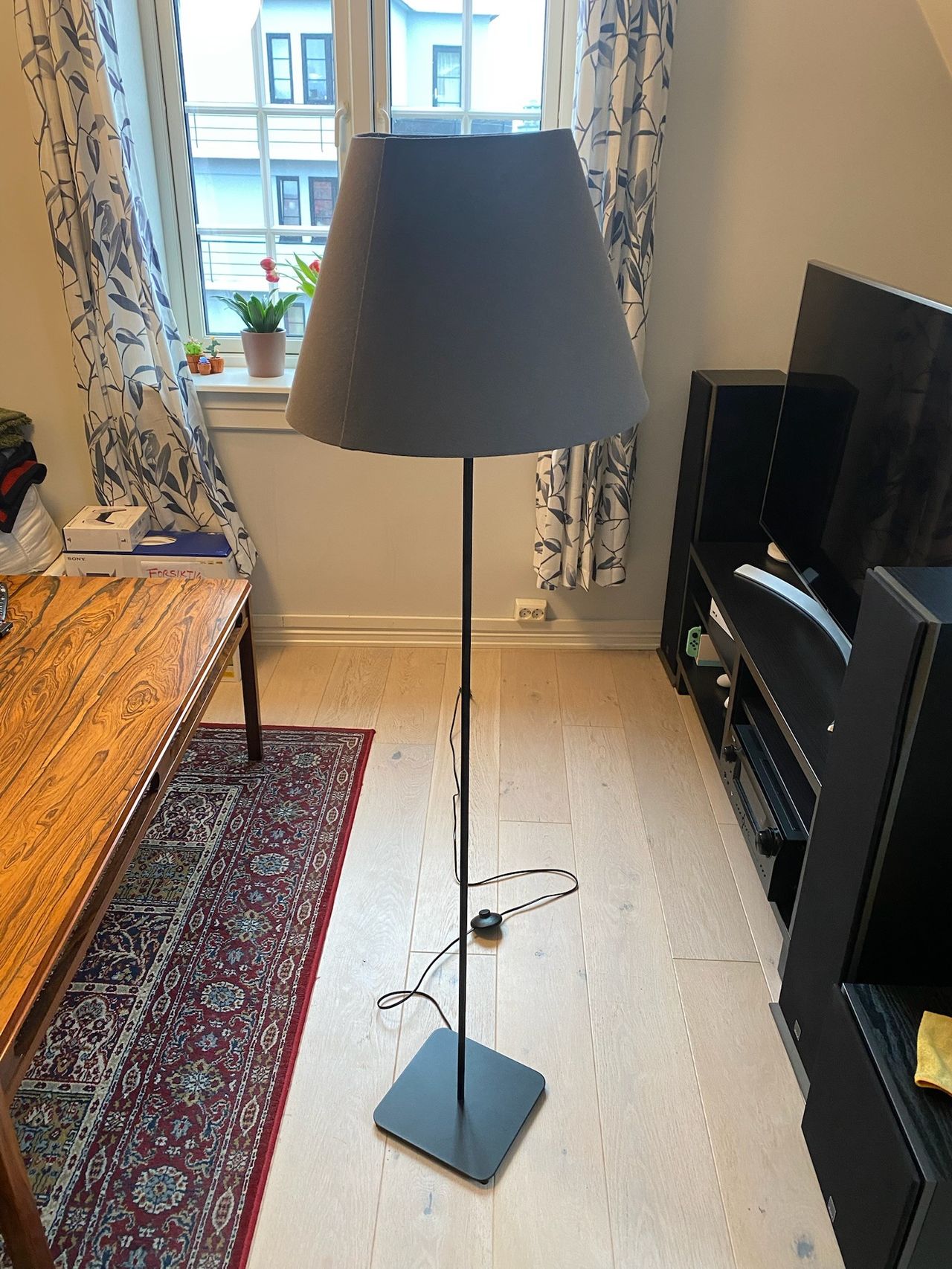 SKOTTORP Lampeskjerm, grå, 42 cm - IKEA