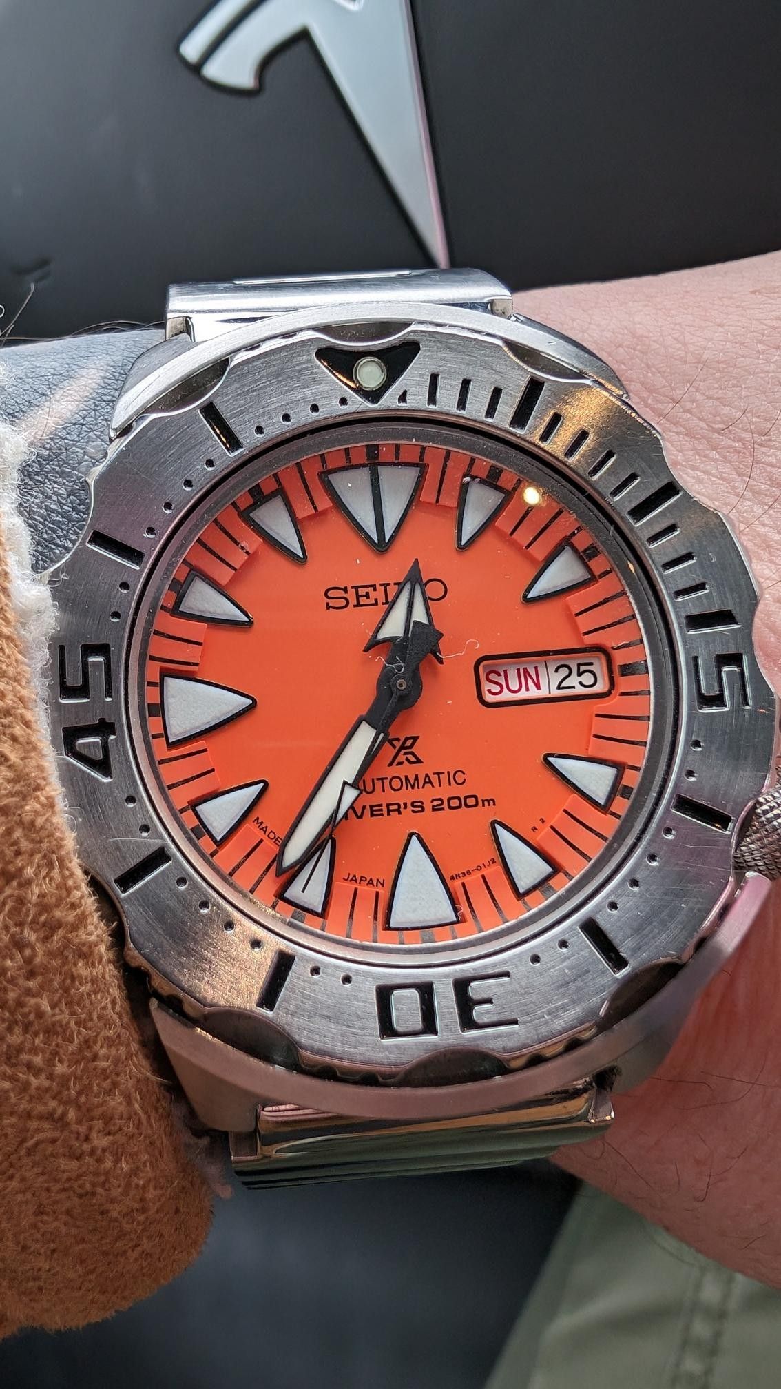 Seiko Orange Monster SRP309J FINN torget