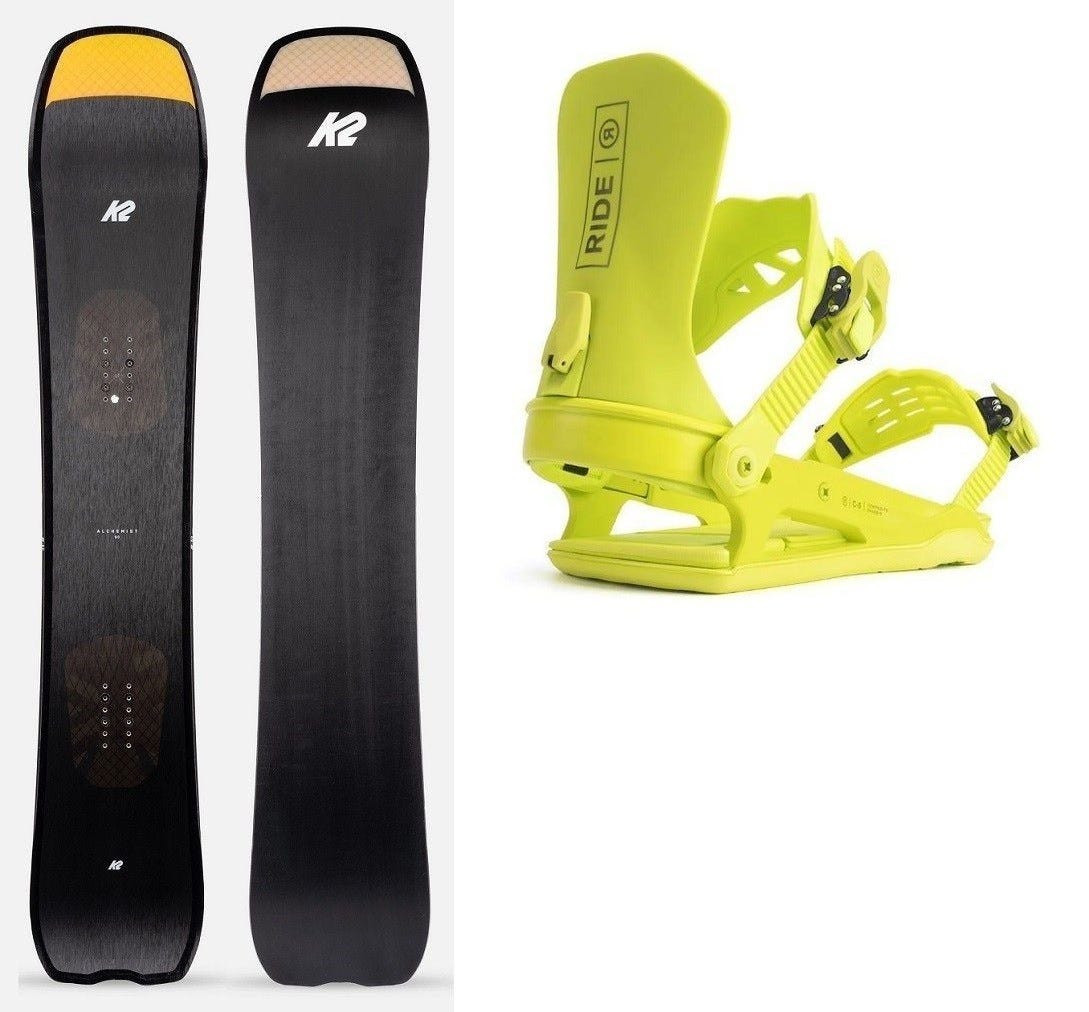 K2 Alchemist Snowboard 157 Ride C8 bindinger! FINN