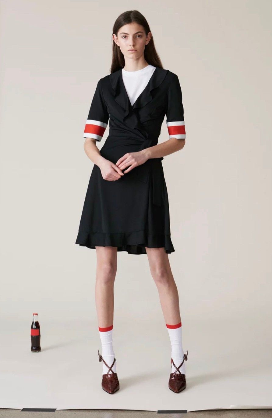 Ganni Dubois Polo Wrap Dress FINN torget