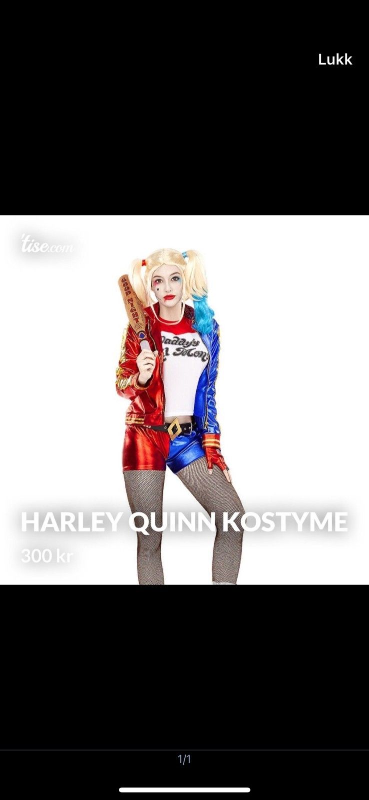 Harley Quinn kostyme | FINN torget