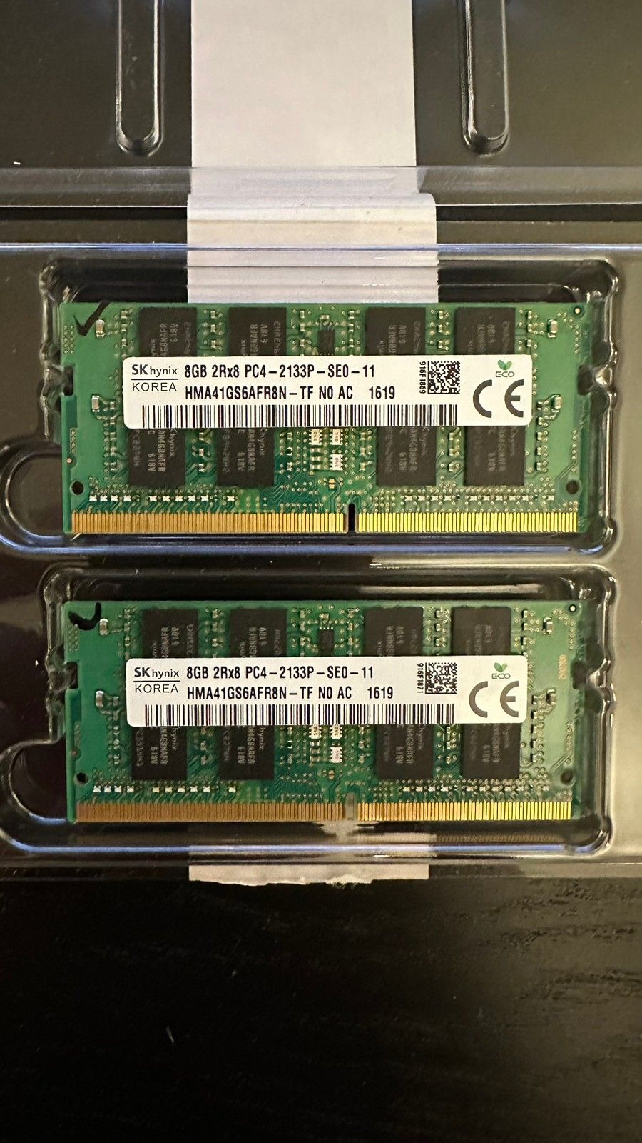 SK hynix 8GB 2Rx8 PC4-2133P-SEO-11 HMA41GS6AFR8N-TF | FINN torget