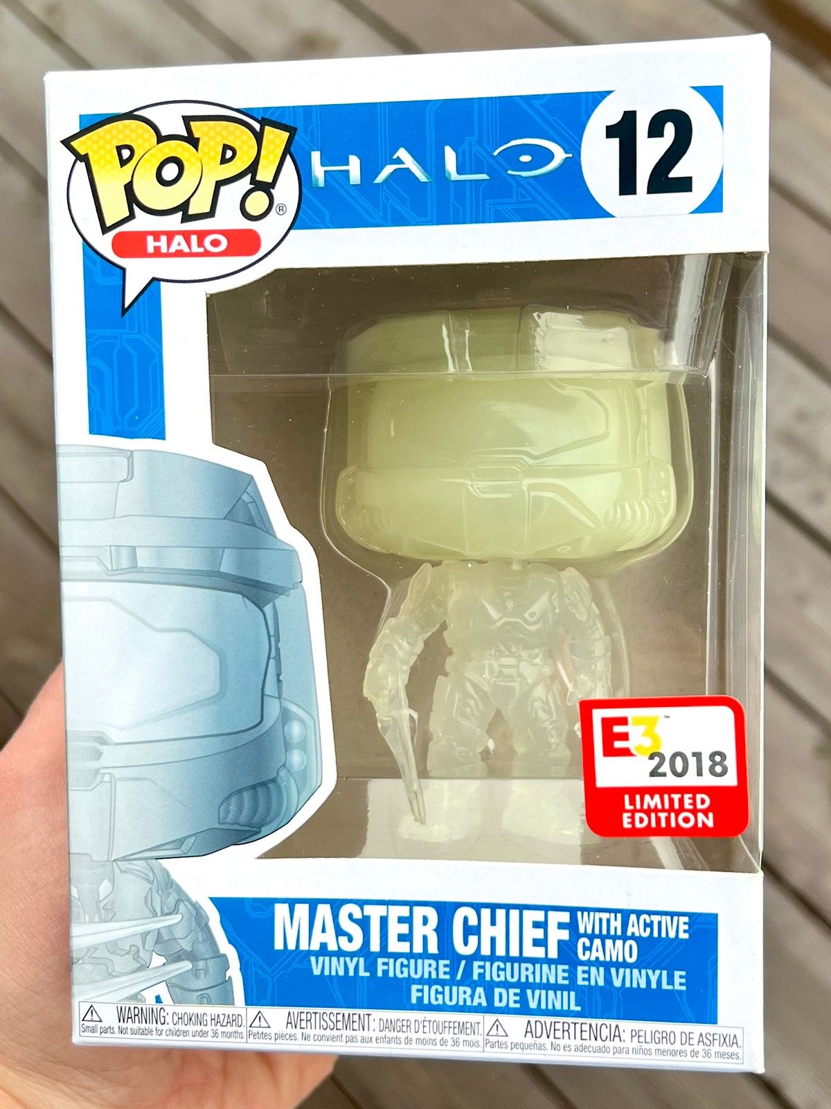 Funko Pop! Master Chief W/ Active Camo | Halo (12) Excl. to E3