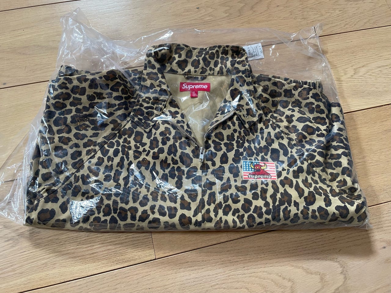 Supreme Toy Machine Harrington Jacket『Ｍ』 Supreme Toy Machine Harrington Jacket Leopard Men's - SS24 - US
