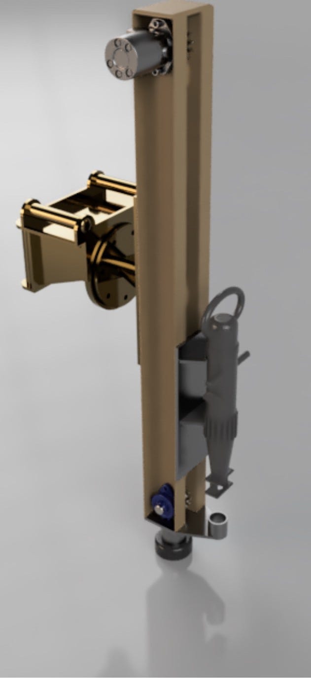 Boretårn til minigraver med Atlas copco borhammer | FINN-torget