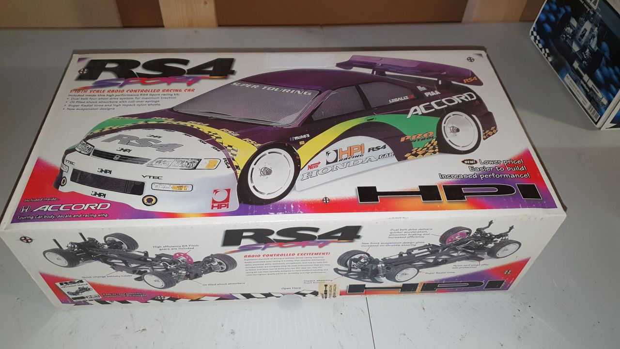 Vintage HPI RS4 SPORT KIT 1/10 TOURING HONDA ACCORD | FINN