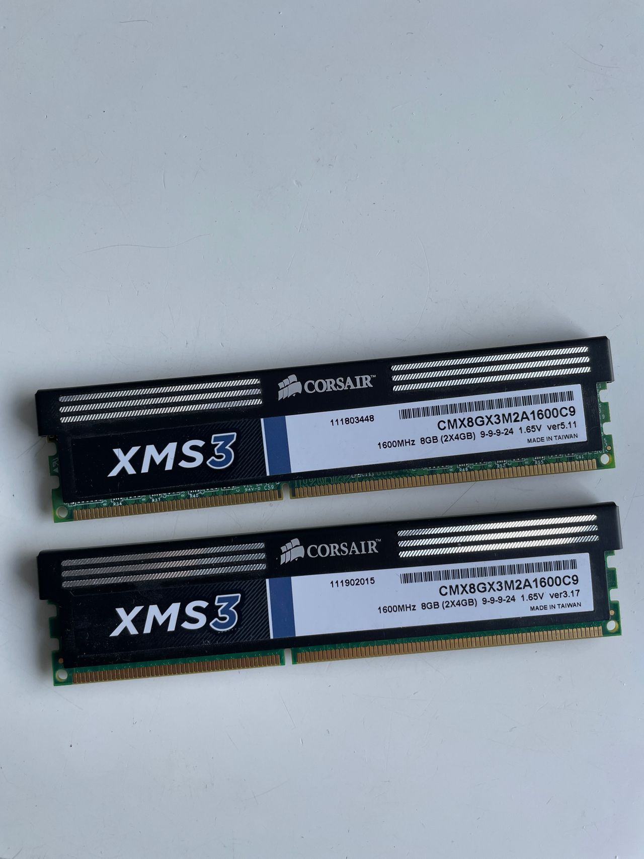 Corsair Memory CMX8GX3M2A1600C9 XMS3 8GB FINN torget