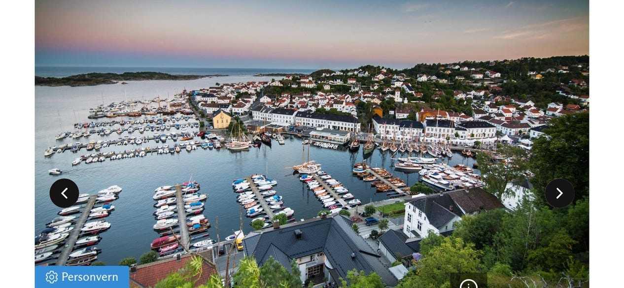 Risør sentrum Galleribilde