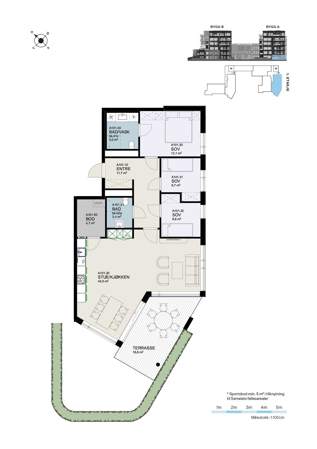 Plantegning Galleribilde