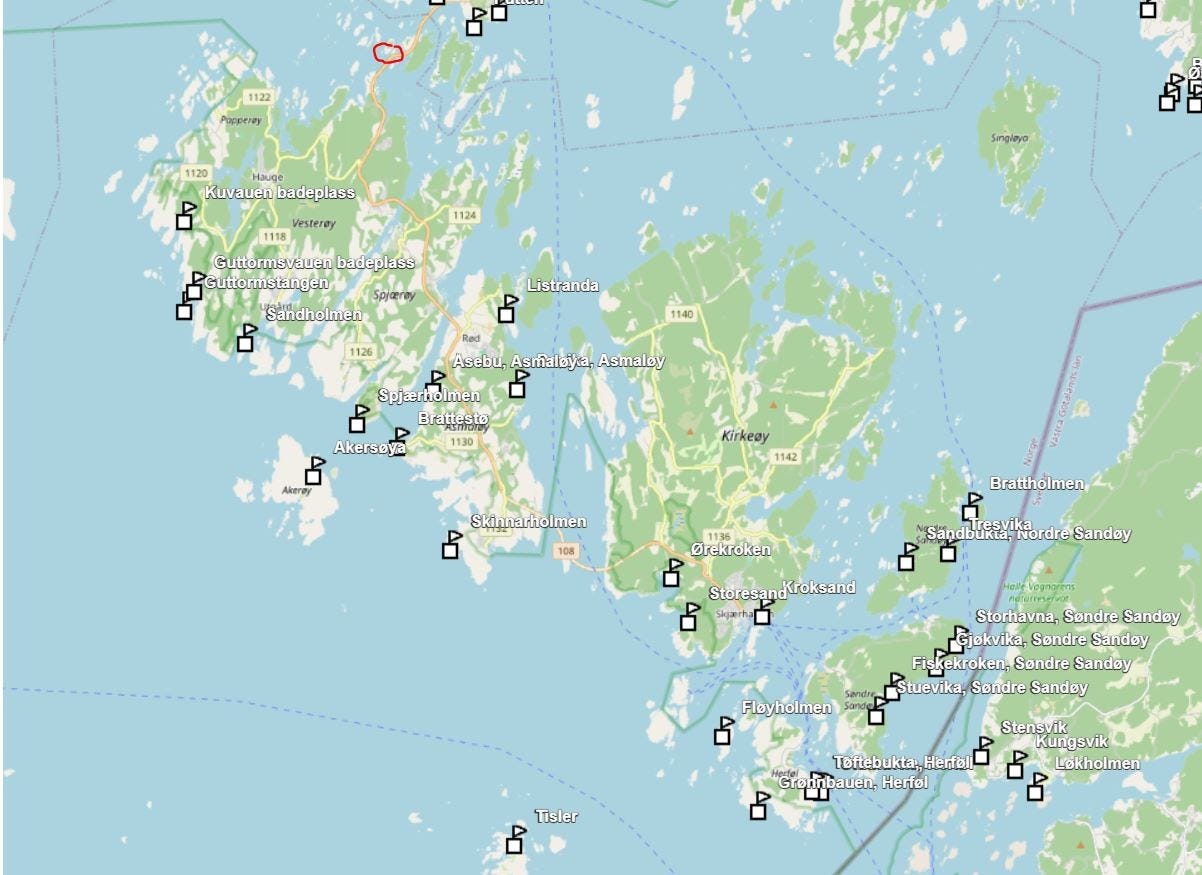 Ønsker du sand mellom beina, så er det mange flott strender på Hvaler. Vi anbefaler spesielt stranden Guttormsvauven, Galleribilde